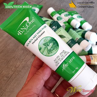 Sữa Rửa Mặt Thảo Dược Aloe Vera [Lô Hội] BN-ONE [Tuýp 70g]