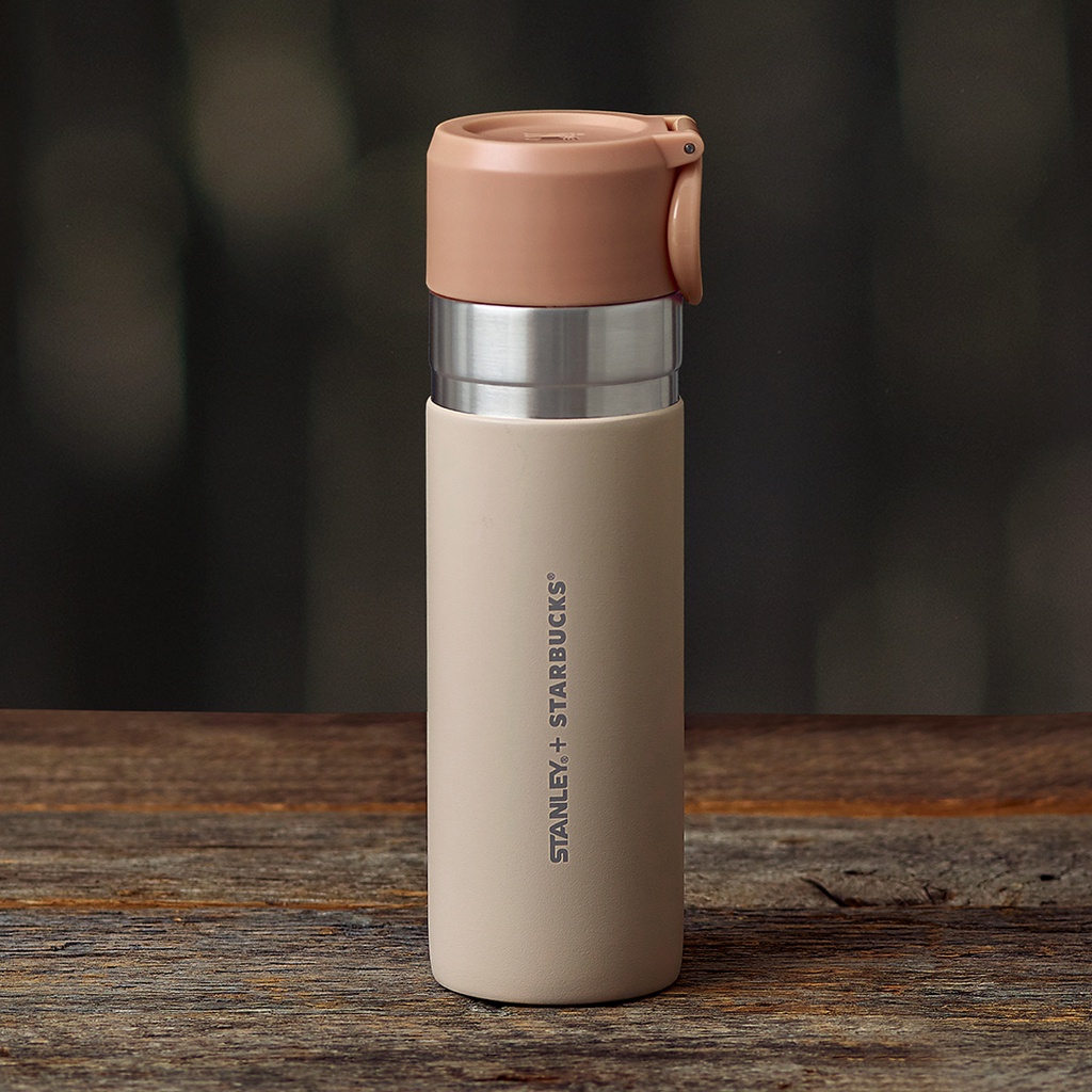 Bình Starbucks 16Oz (473ml) Stainless Steel Stanley Brown And Beige