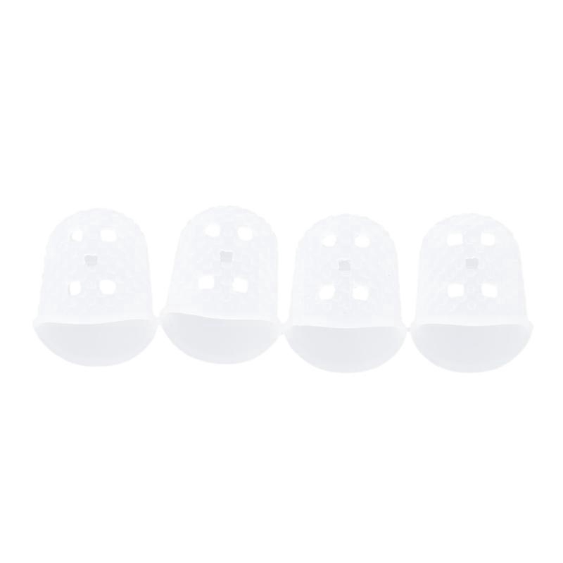 Set 4 vỏ bọc ngón tay bằng silicon nhiều màu để chơi guitar