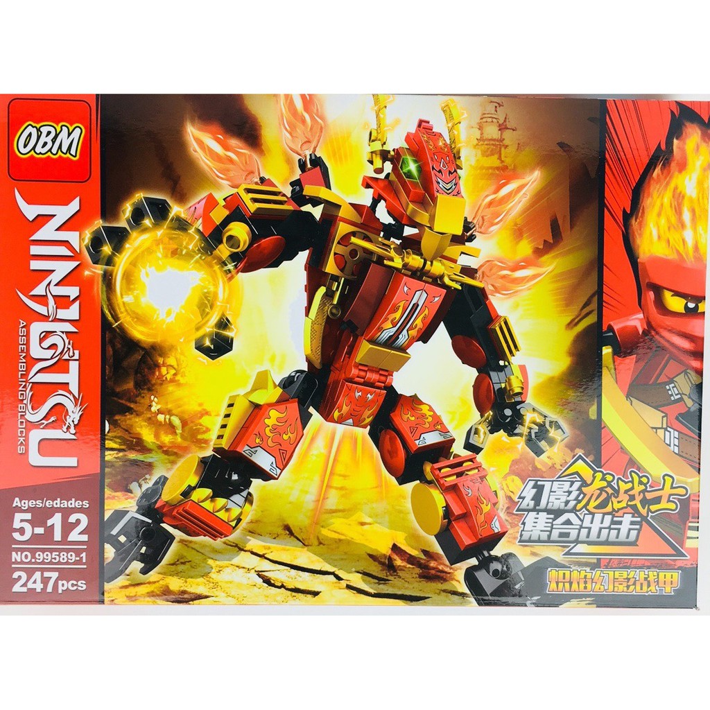 Đồ Chơi Lego Ninjago. Combo 2 Bộ Xếp Hình Siêu Nhân - Robot No 2435. Lego Xếp hình cho bé trai