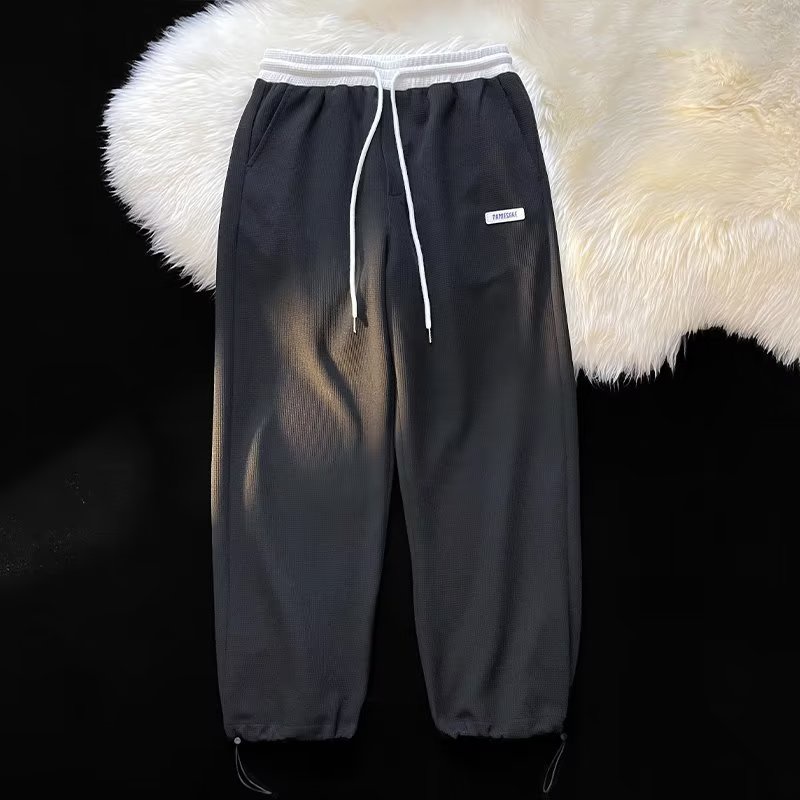 Quần harem Dáng Rộng Lưng Thun Co Giãn Thoáng Khí Thoải Mái Phong Cách Thời Trang Nhật Bản Cho Nam Giới Có size Lớn M-3XL