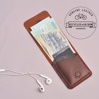 Ví Da Mỏng Gọn Nhẹ, Ví Sen 3, Màu Cánh Gián
