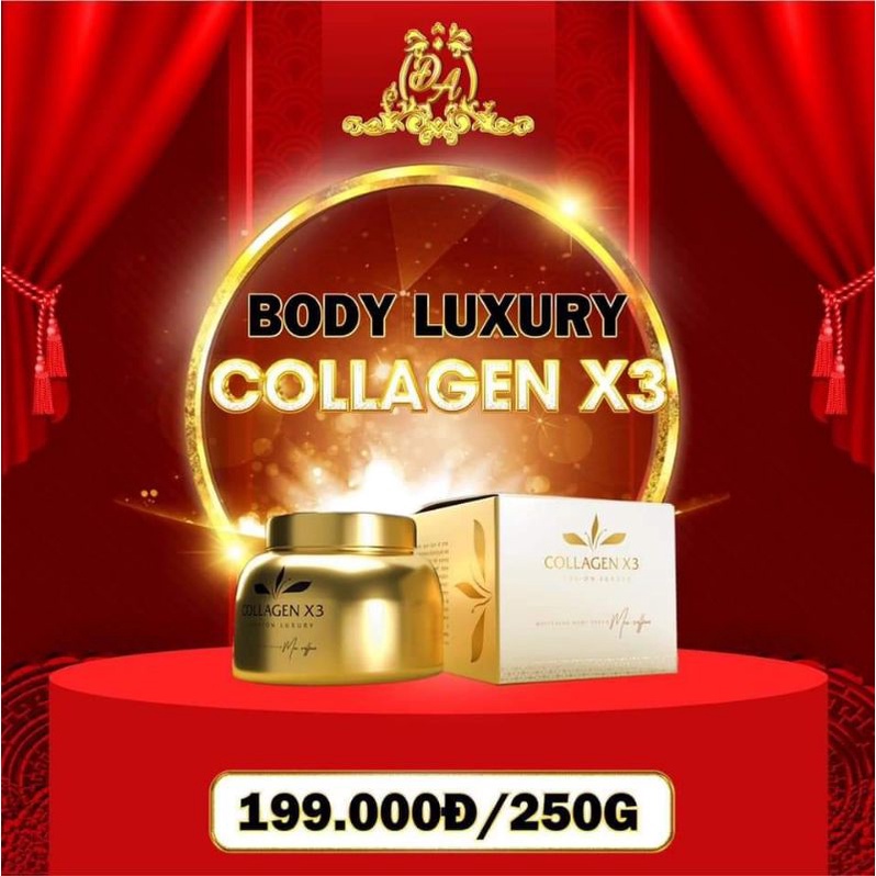 [Chính Hãng] KEM BODY COLLAGEN X3 LUXURY CHÍNH HÃNG ĐÔNG ANH