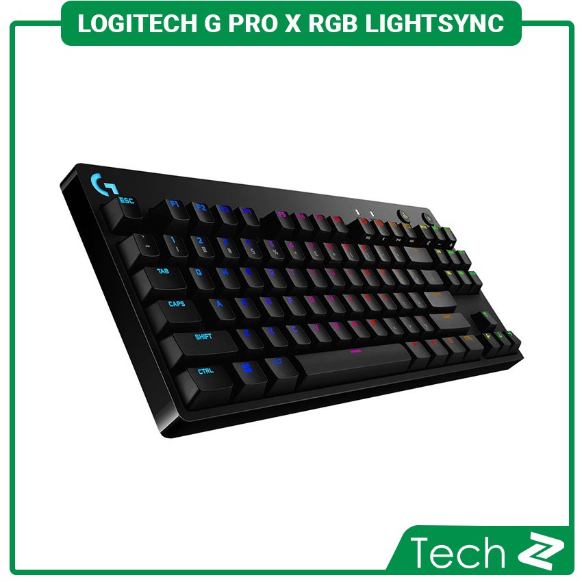 Bàn phím cơ Logitech G Pro X RGB Lightsync GX Clicky Blue Switch