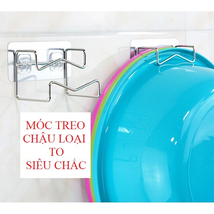 (Hoàn $) 1 Móc treo chậu INOX tiện lợi (STIHN)