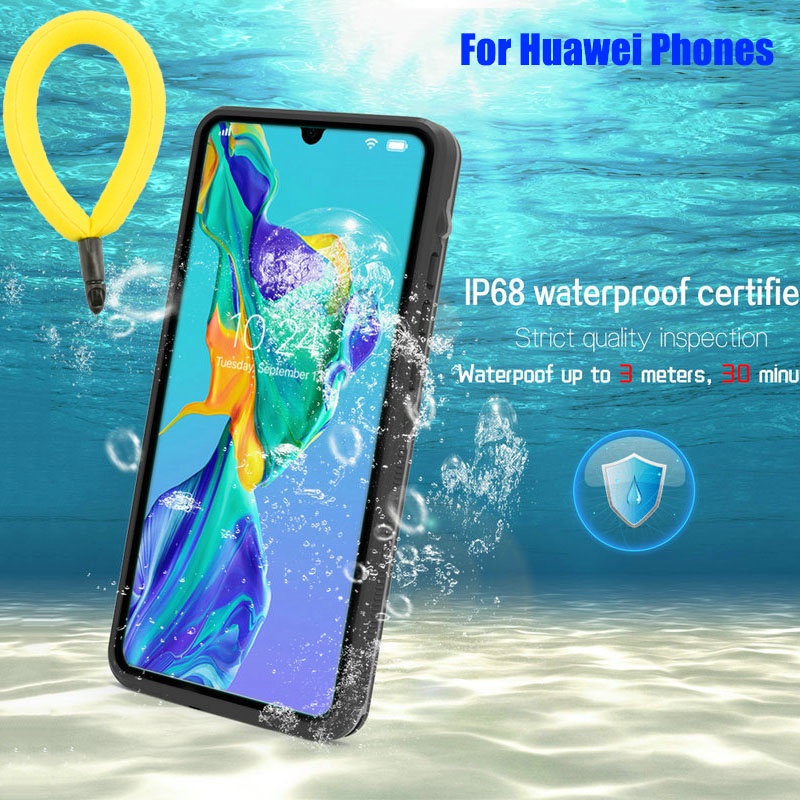 Ốp Điện Thoại Chống Nước IP68 Cho Samsung Galaxy S23 S22 S21 Ultra S21 FE S20 Plus S10 S9 S8 Note 20 Ultra Note 10 A51 A52