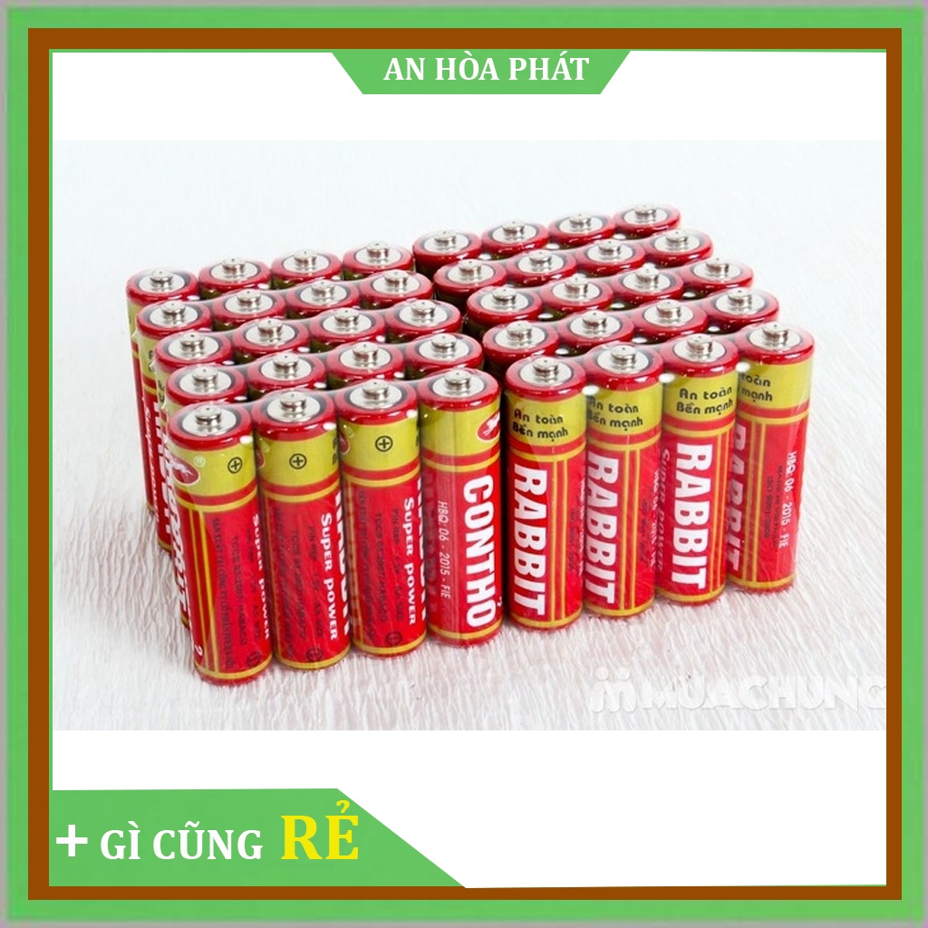 Pin tiểu con thỏ 2A, 3A, pin đại con thỏ