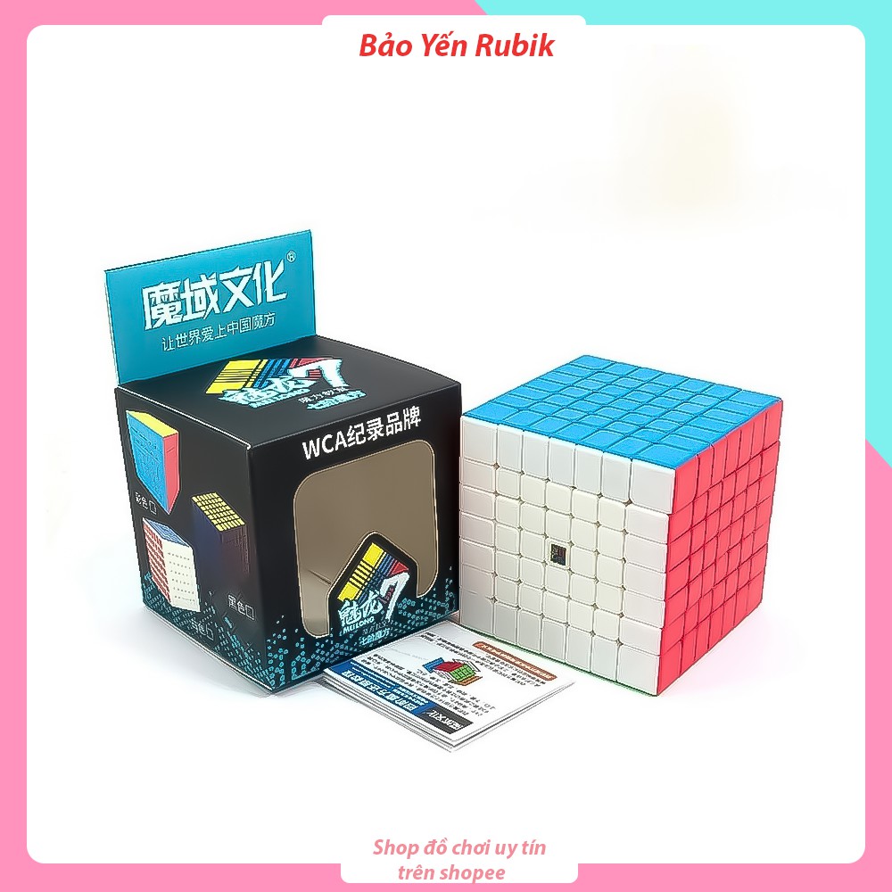 Rubik 7x7 Giá Rẻ Stickerless MoYu MeiLong MFJS Rubic 7 Tầng ( Mã RB117 )