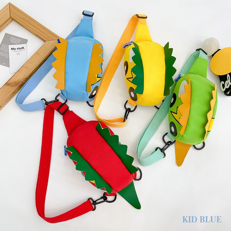 Túi Đeo Chéo Siêu Nhẹ Hình Khủng Long Dễ Thương Cho Bé