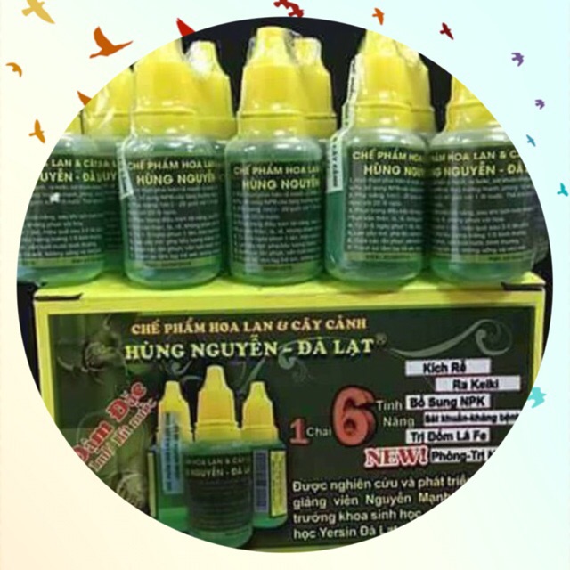 Phân Lan Kích rễ, Kích mầm, Bổ Sung NPK, Sát Khuẩn, Trị Đốm Rỉ Sắt, Trị Nấm (Chuyên dùng cho Phong lan)