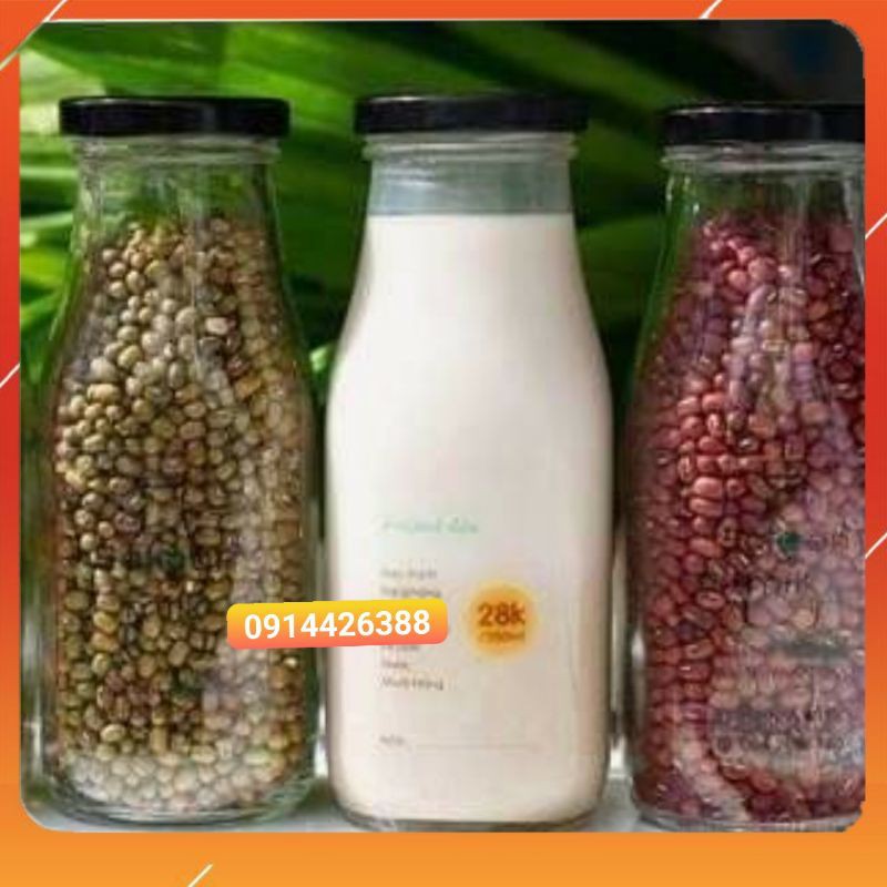 Combo 3 chai thủy tinh đựng sữa 310ml