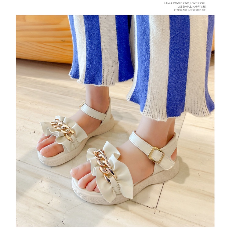 Dép sandal bé gái xinh xắn cá tính XJS-25 Quảng Châu cao cấp cho bé size từ 26 đến 36