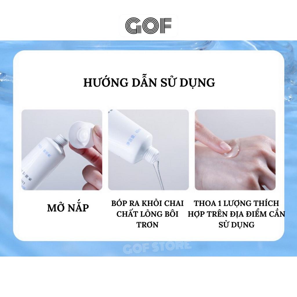 Gel bôi trơn gốc nước Milllee Tuýp 60ml Gel bôi trơn cấp ẩm cho nam nữ  chính hãng - GoF Store