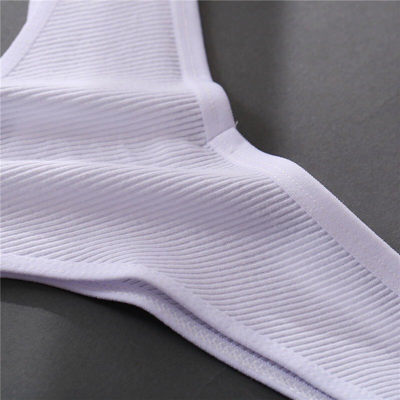 Quần Lót Nữ - Quần Lót Cotton gân tăm lọt khe sexy quyến rũ DAN STORE MÃ D002