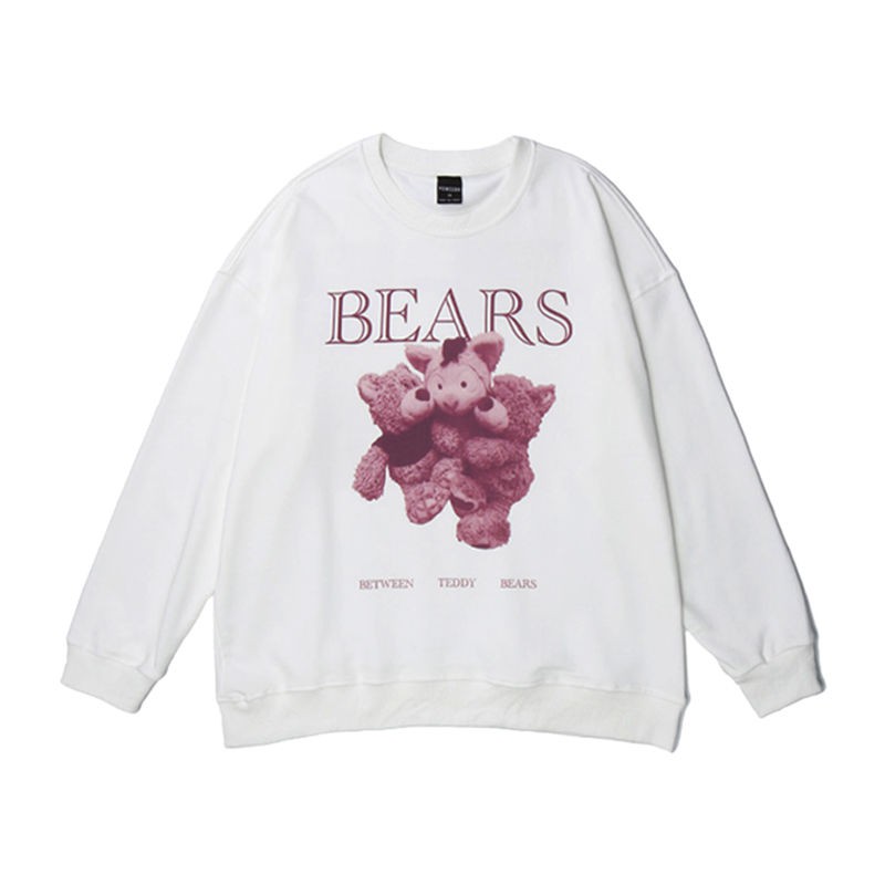 Korean Fashion Round Neck Long Sleeve Women Sweatshirts | BigBuy360 - bigbuy360.vn