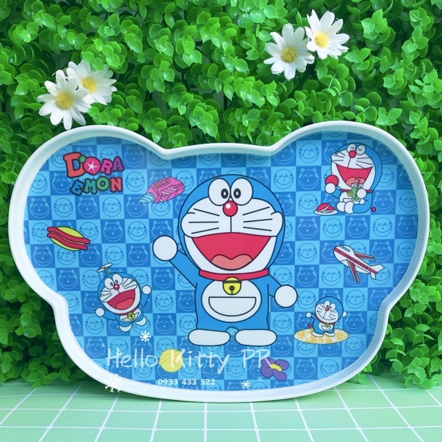 Khay ( mâm ) 3D Hello Kitty - Doremon Doraemon