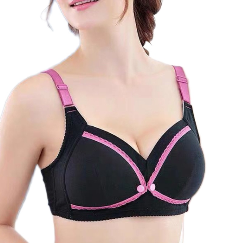 Áo ngực không gọng có mút nâng ngực thiết kế phù hợp với mẹ đang cho con bú.