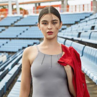 Áo croptop 2 dây Andar kèm bra