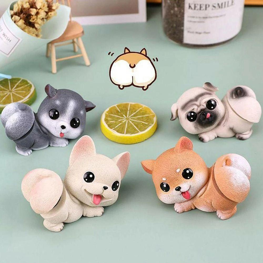 Đồ trang trí Chú Chó Lắc Lư Hoạt Hình 3D Sáng Tạo Trang Trí Xe Hơi