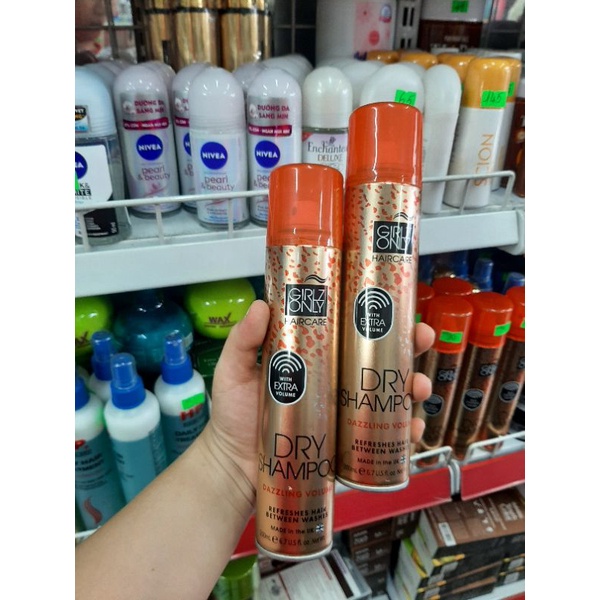 DẦU GỘI KHÔ GIRLZ ONLY TẠO ĐỘ PHỒNG - GIRLZ ONLY DAZZLING VOLUME 200ML