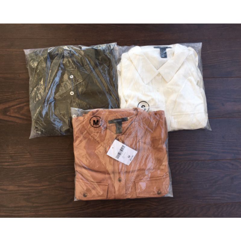 Áo sơ mi F21 Flap Pocket Shirt