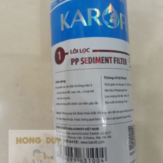 Bộ 3 lõi lọc nước số 1 karofi