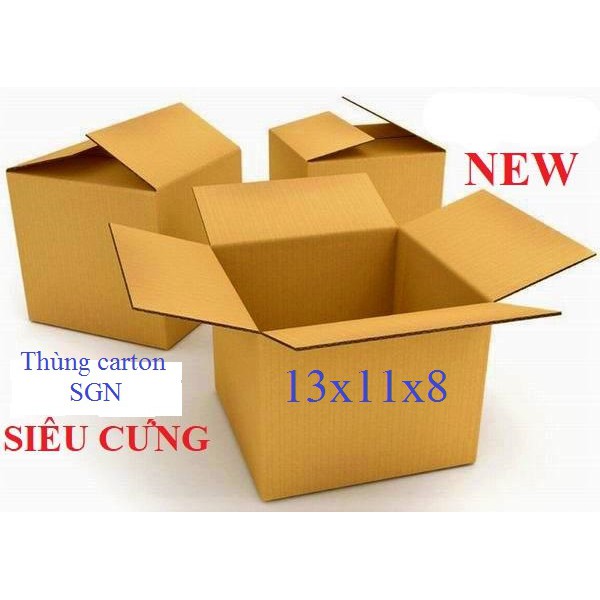 Thùng Carton 13x11x8 CM Bộ 40 Hộp Carton