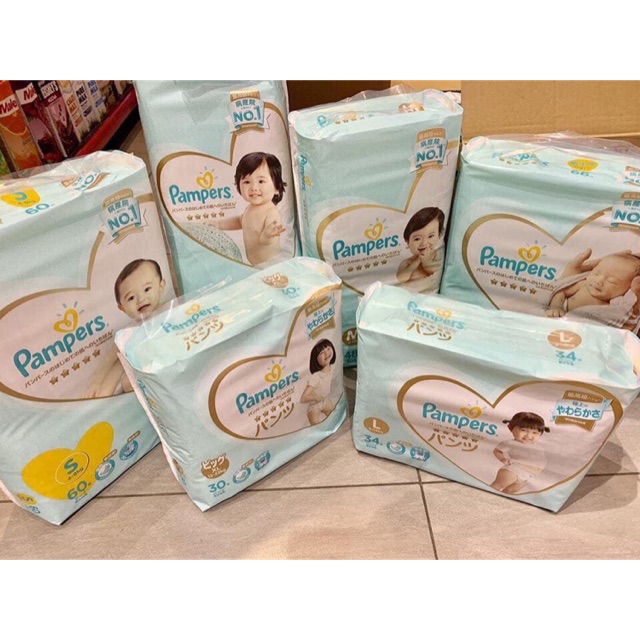 BỈM PAMPERS DÁN SIZE NB66/S60/M48/L40