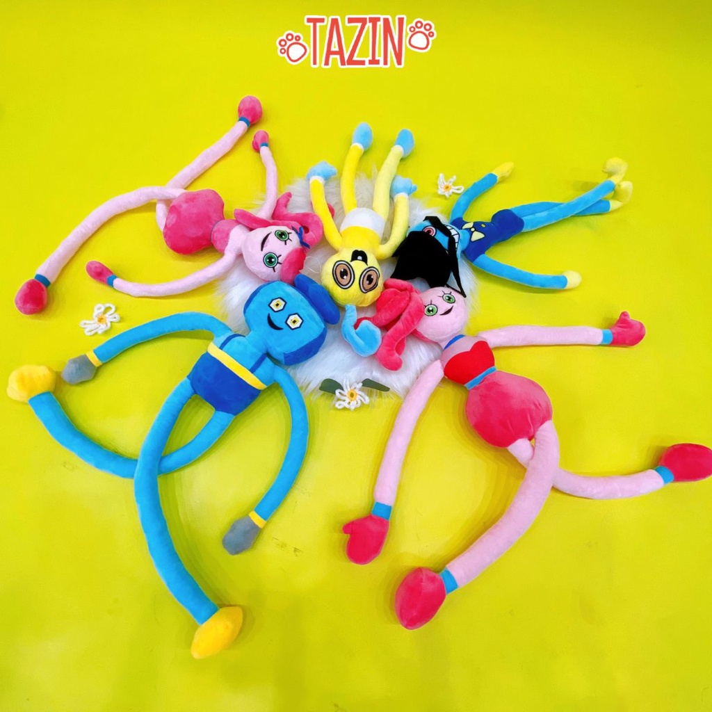 Gấu Bông Mommy, Daddy Và Baby Long Leg Trong Game Poppy Playtime Chapter 2 - Tazin