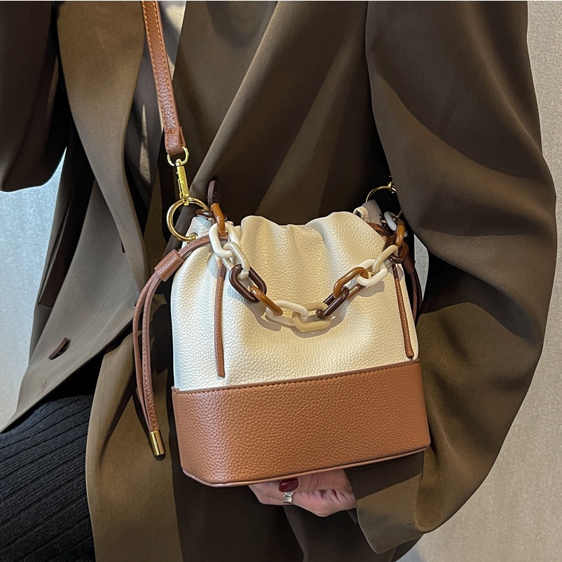 Túi Đeo JASMIN NOIR Chéo Vai Bằng Da PU Hình Đám Mây Thời Trang Dành Cho Nữ