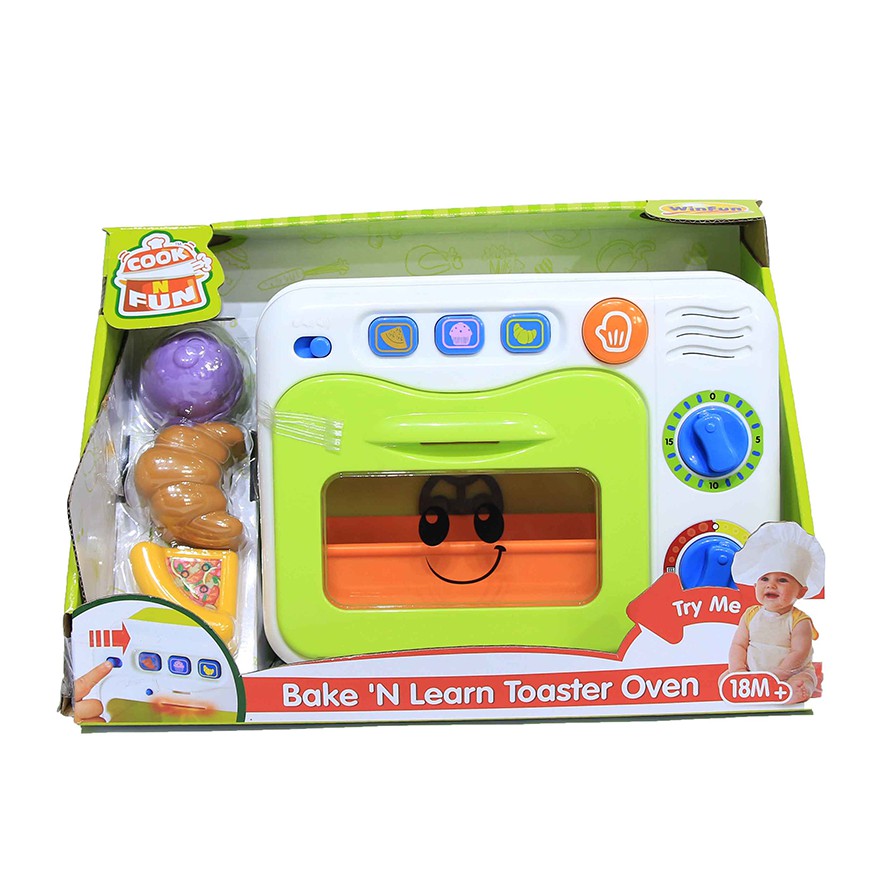 Đồ chơi nấu ăn cho bé gái máy nướng bánh Winfun 0761 - đồ chơi hướng nghiệp sáng tạo
