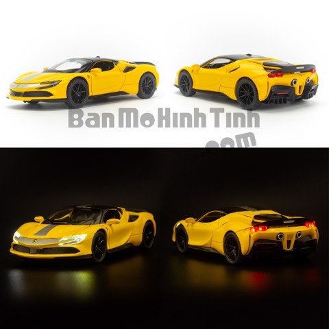 Mô hình xe Ferrari SF90, Laferrari, 458 Italia 1:32