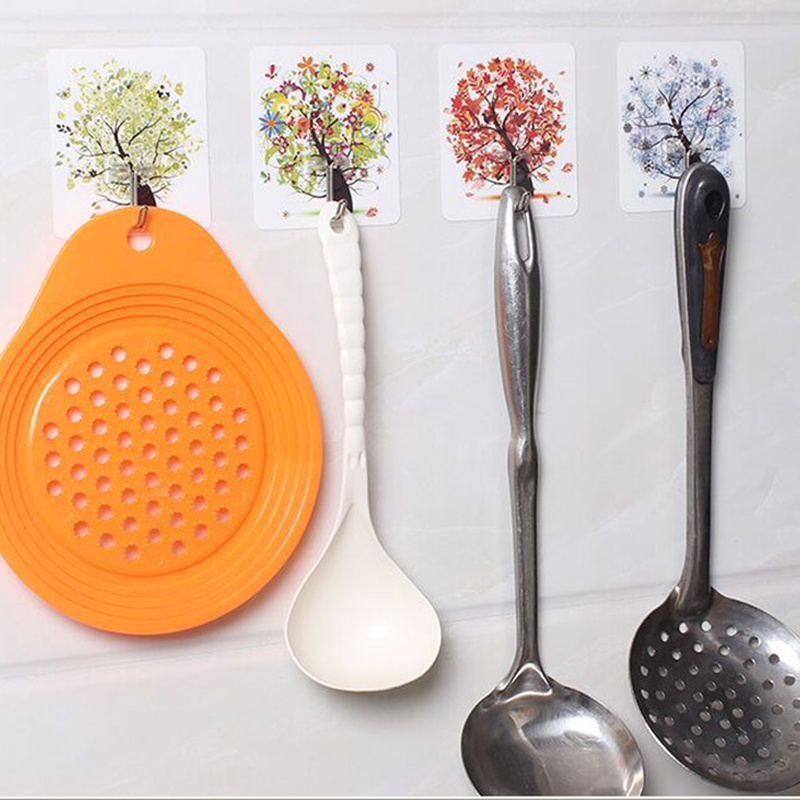 Móc Treo Đồ Dán Tường Hình Cây Xinh Xắn