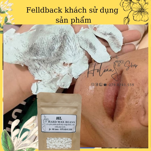 [FRESHIP+QUÀ] Combo 100gr ( Sáp nhập khẩu úc cao cấp + Sáp Dừa &amp; trong suốt + wax lông nóng dạng hạt đậu Hard Wax Beans