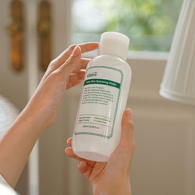 Klairs Daily Skin Hydrating Water - Nước Hoa Hồng Dưỡng Ẩm, Chống Oxy Hóa 500ml | BigBuy360 - bigbuy360.vn