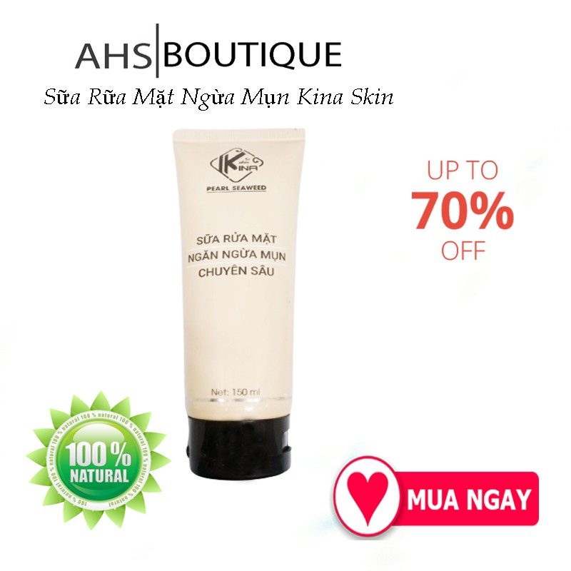 Sữa rửa mặt dành cho da mụn Kina Skin 150g