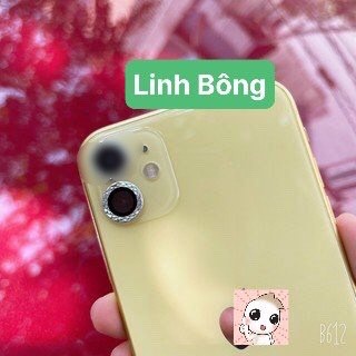 Bộ 3 dán kim cương bảo vệ từng mắt camera IPhone 12 Pro Max 12 Pro, 12 12 Mini 11 PRO MAX, 11 kèm giấy lau