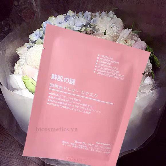 Mặt Nạ Nhau Thai Nhật Bản💞💞{FREESHIP}💞💞Mặt Nạ Tế Bào Gốc Nhau Thai Nhật Bản Chính Hãng Date 2022 [Mat Na] | Thế Giới Skin Care