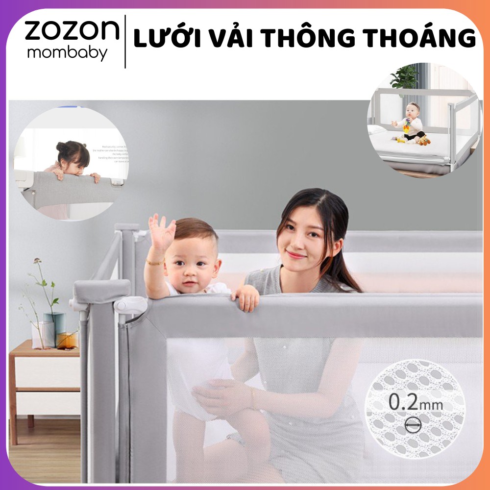Thanh chắn giường cho bé] chặn giường an toàn 1m6 1m8 2m 2m2 (giá 1 thanh)