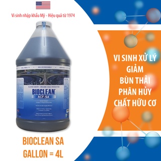 Hàng Mỹ - Vi Sinh Xử Lý Giảm Bùn Thải - Bioclean ACF-SA  (tên cũ Aquaclean SA) chai gallon 4 lít