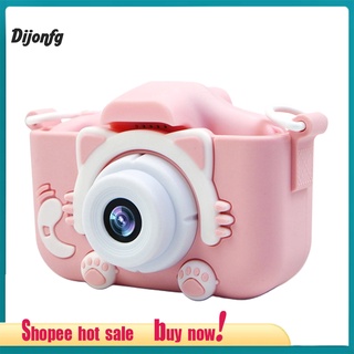 Máy ảnh kỹ thuật số đồ chơi Dijonfg chất lượng HD bằng ABS chống rơi dễ thương cho bé