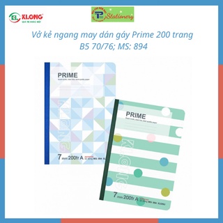 Vở kẻ ngang chấm Dotline PRIME khổ B5 Klong - 80, 120, 200 trang; Ms: 892,893,894