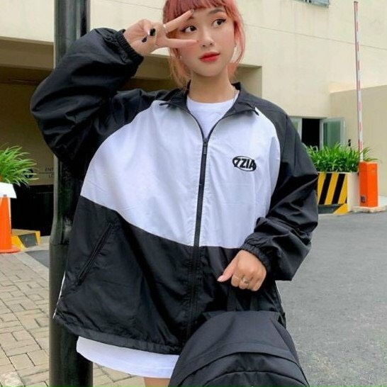 Áo Khoác Dù 2 Lớp 7ZIA TMS MIDSIDE Nam Nữ Form Rộng, Áo Gió Chống Nắng Kiểu Bomber