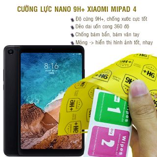 Dán cường lực dẻo nano 9H+ Xiaomi Mi Pad 4 (Mipad 4)