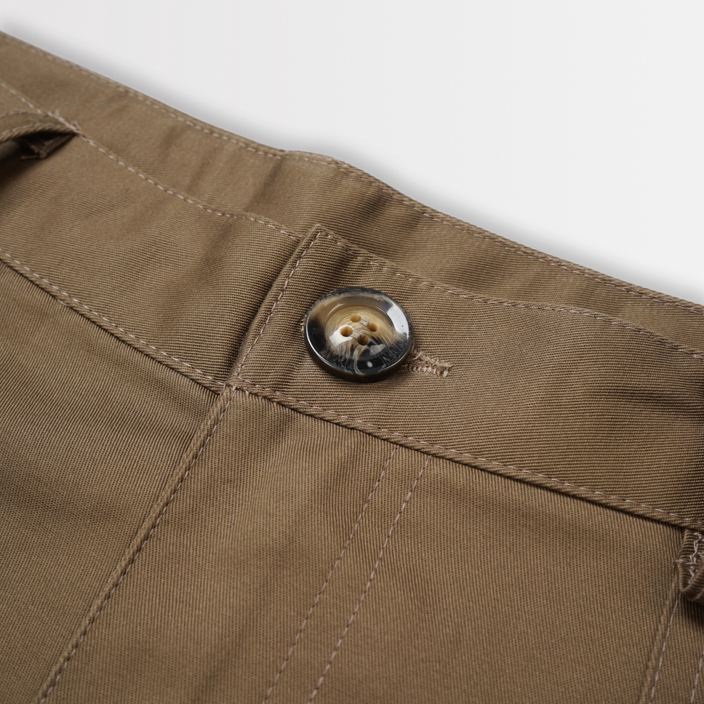 Quần work pant ống suông Straight Fit EMAS Work Pants/Beige