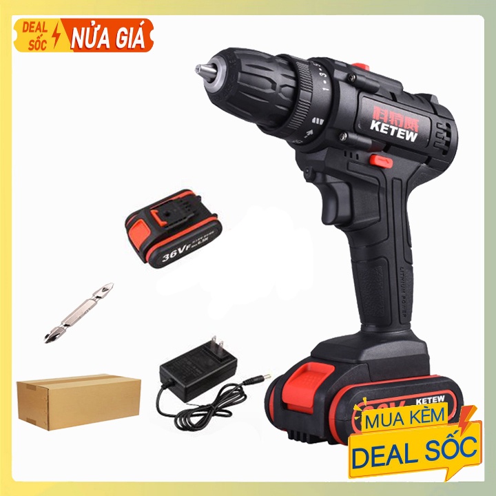 Máy Khoan Pin - Máy Vặn Vít 36V Ketew