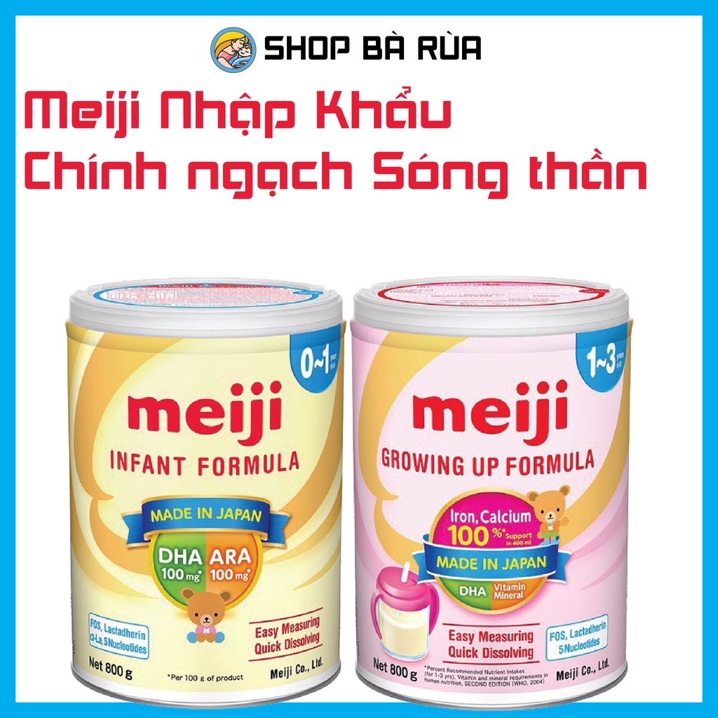 Sữa bột Meiji nhập khẩu số 0 / số 9 hộp 800g - Công ty Sóng Thần