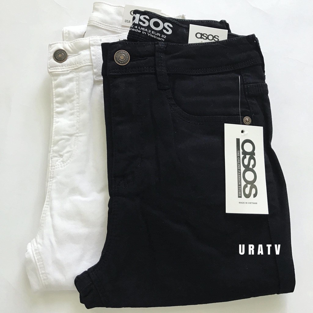 [FREESHIP - ẢNH CHÍNH CHỦ] Quần jean SKINNY DÀI trơn AS0S