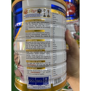 Sữa Cow True Milk CanXi 900g