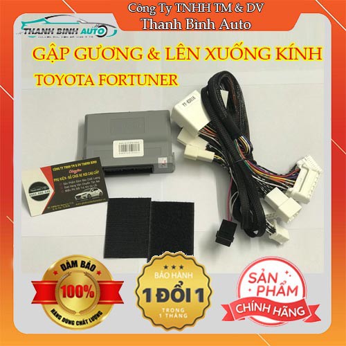 Bộ Gập Gương Và Lên Xuống Tự Động Tích Hợp Cho Xe Toyota Fortuner - Thanh Bình Auto